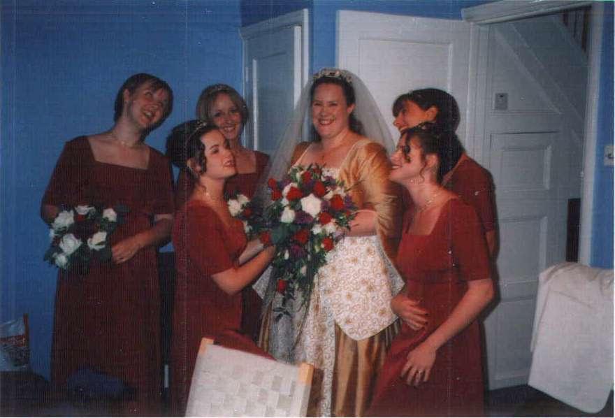 Vanessa and her Bridesmaids