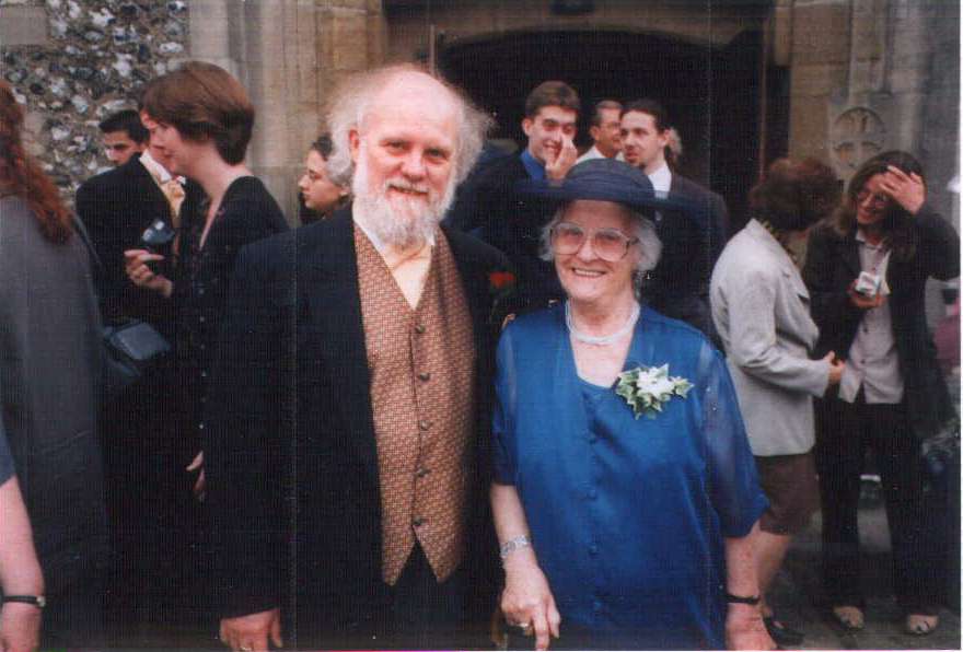 The Bride's Father and Grandmother